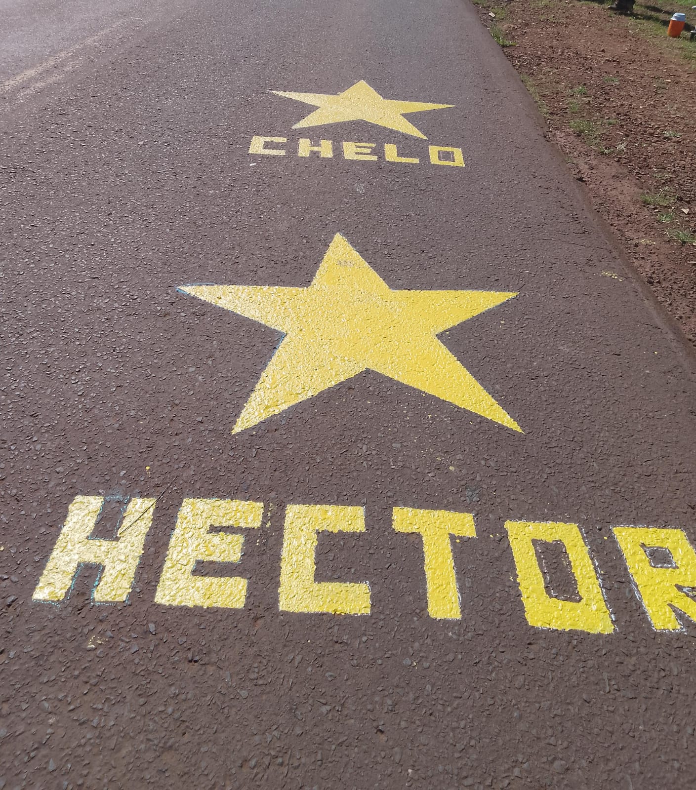 Un homenaje que transforma el dolor en memoria y conciencia: pintaron las estrellas amarillas de Héctor Fernández y Marcelo Meza 5